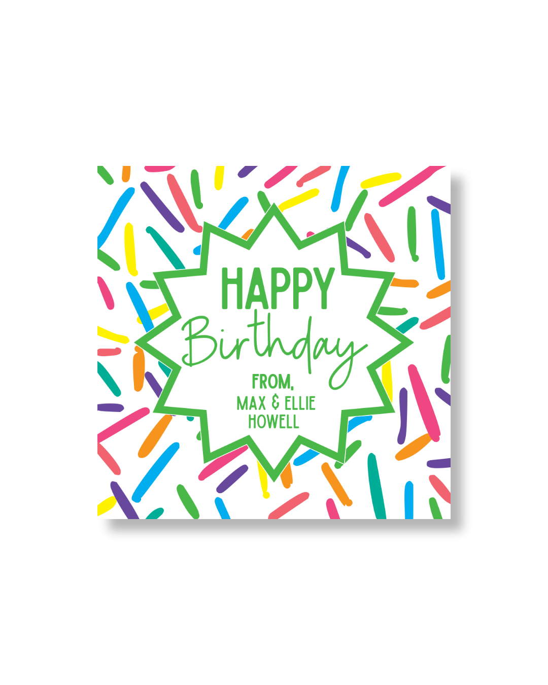 ‘Happy Birthday’ Gift Tags | Rainbow Revel