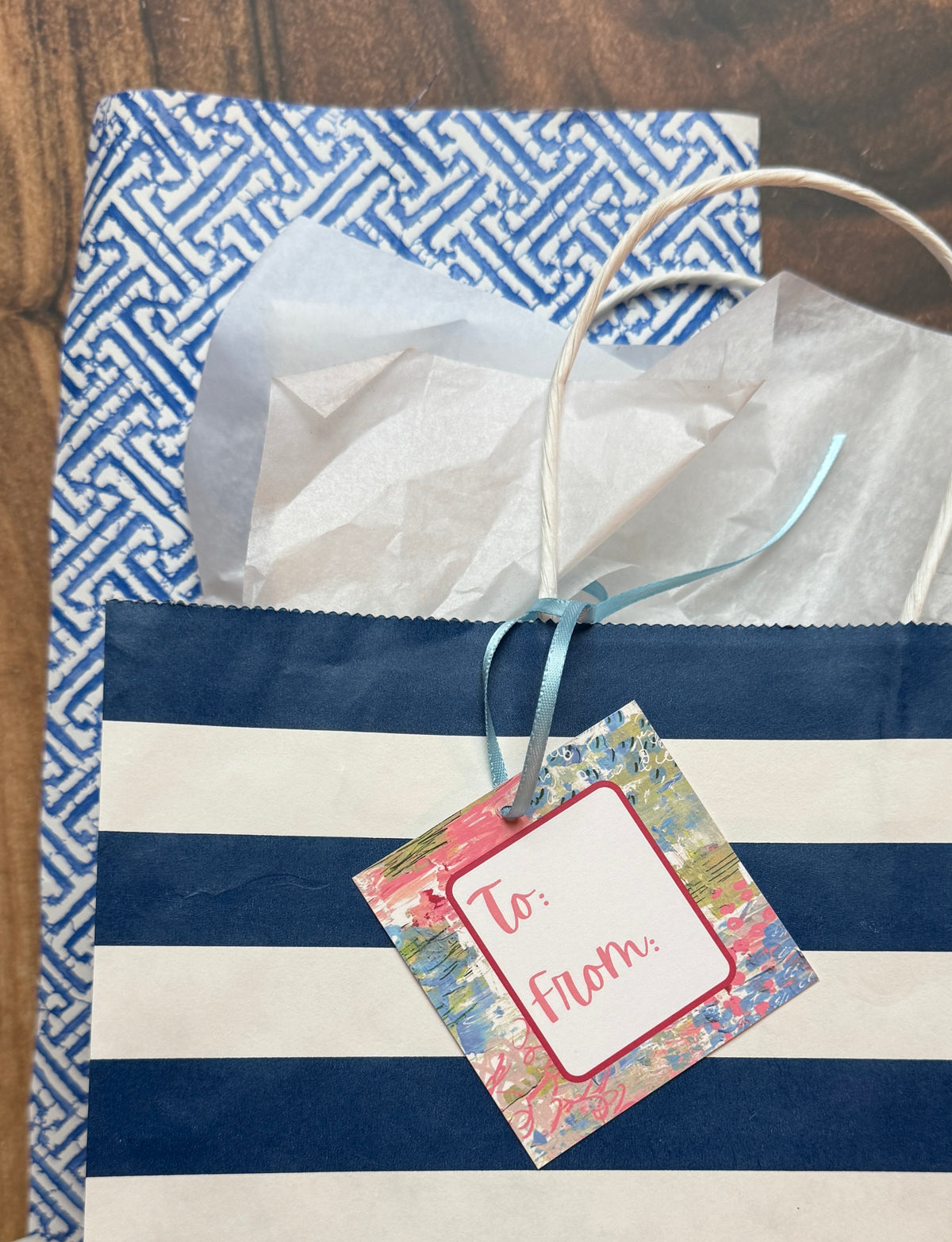 Multi-Occasion Square Gift Tags | 'To/From' | Set of 10