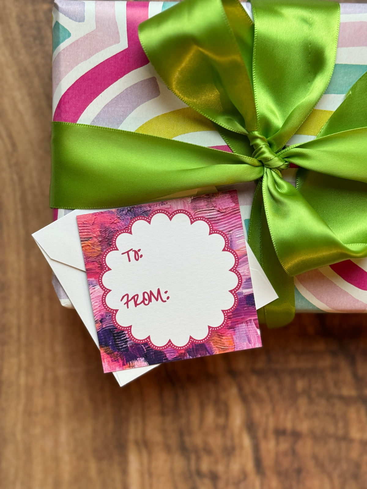 Square Gift Tags | Scalloped | Sister, Sister