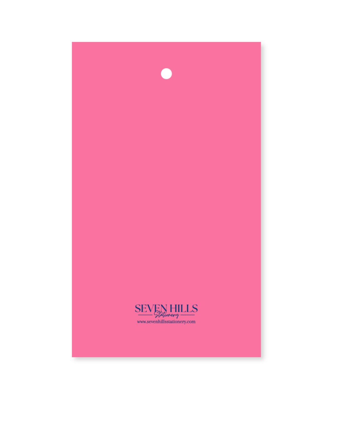 Rectangular Gift Tags | Wavy | Pink Peonies