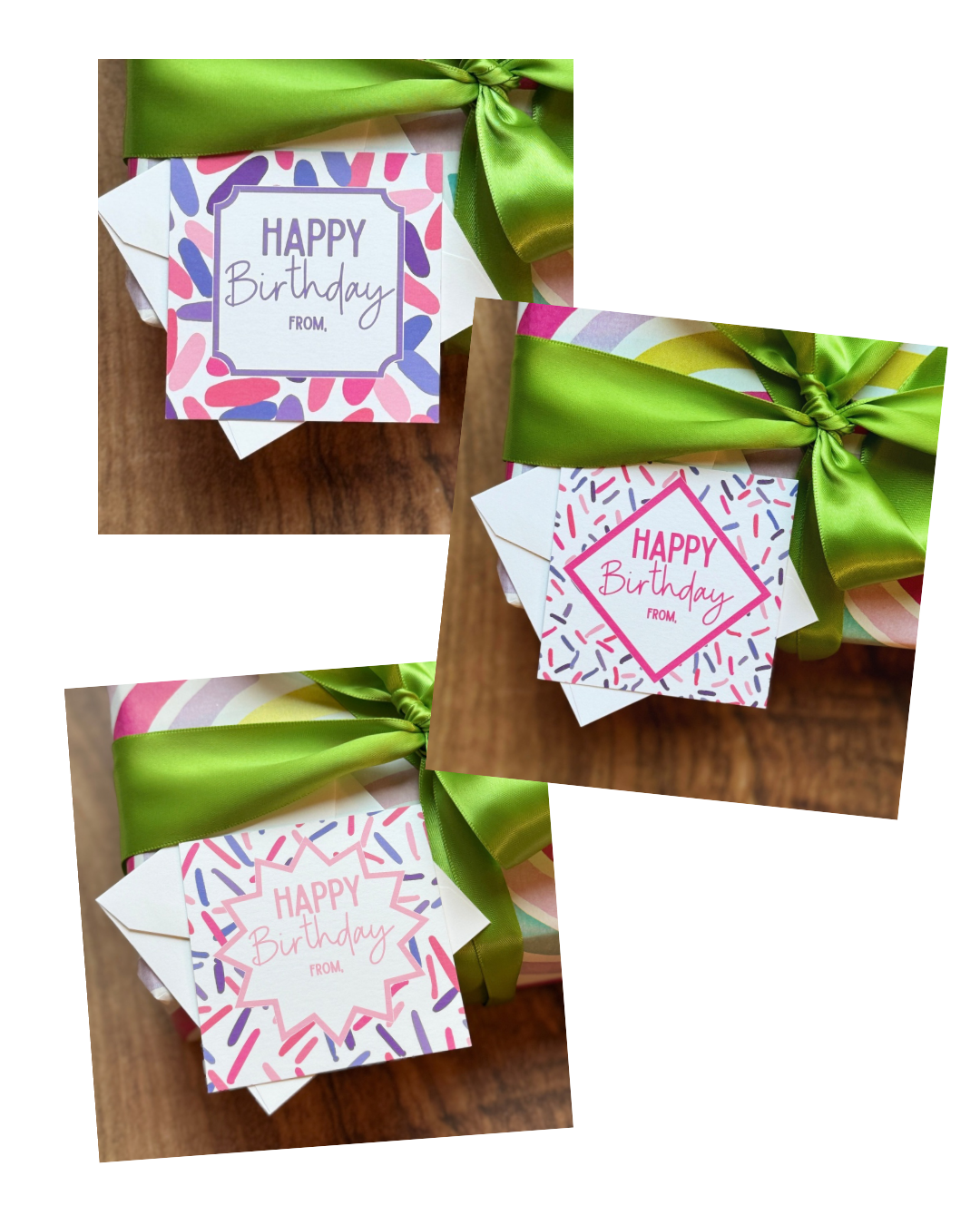 Personalized ‘Happy Birthday’ Gift Tags | Party Pink