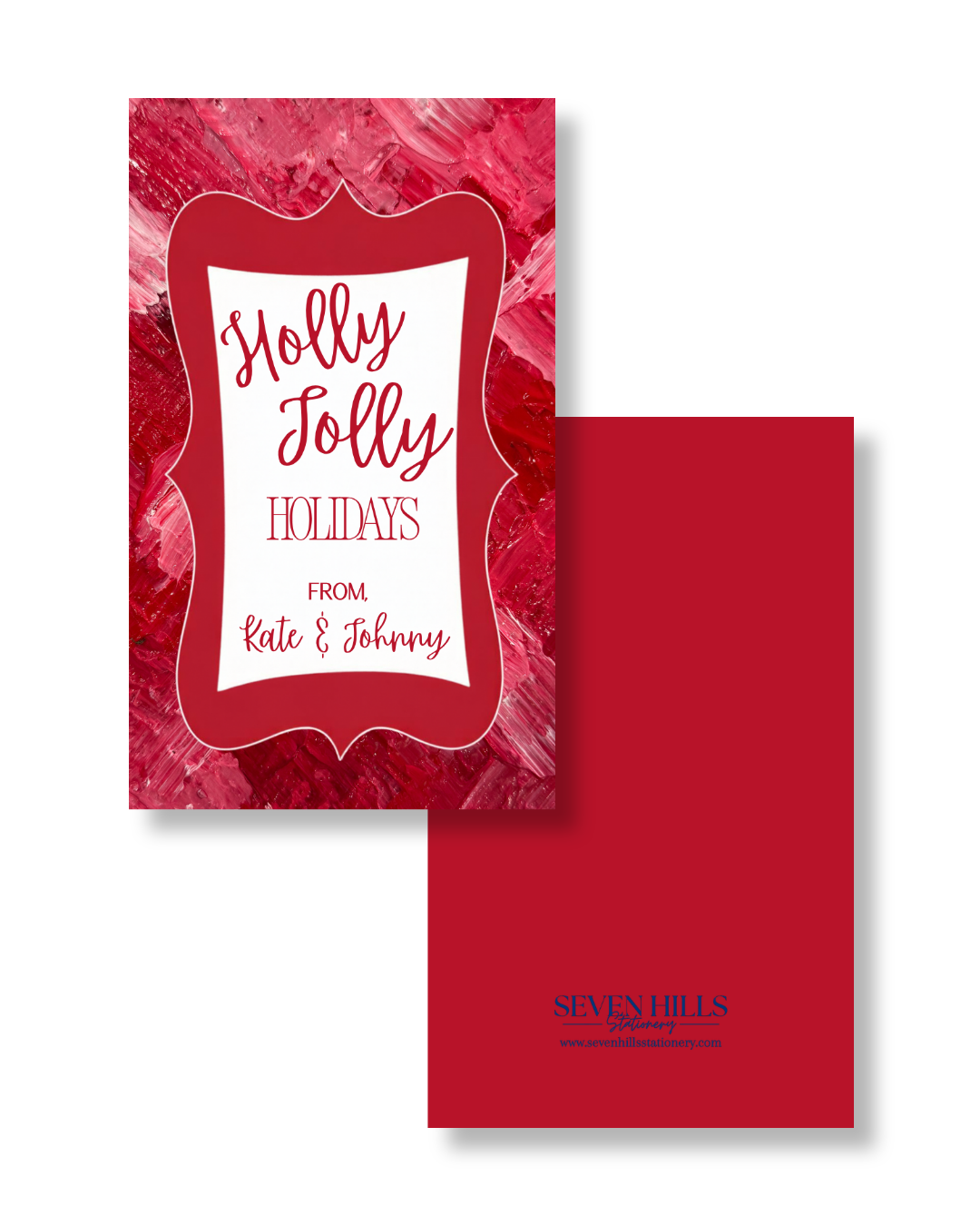 Personalized Christmas Rectangular Gift Tags