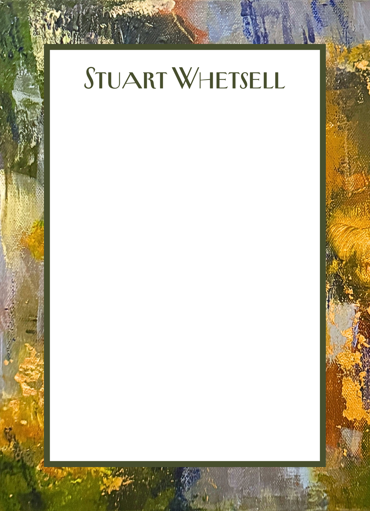 Personalized Notepads with Straight Border | Custom Notepads