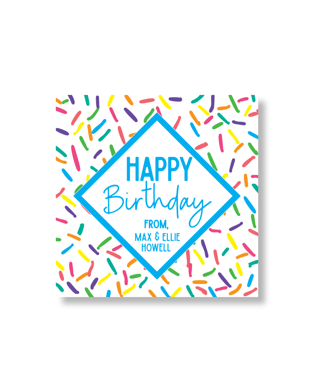 Personalized ‘Happy Birthday’ Gift Tags | Rainbow Revel