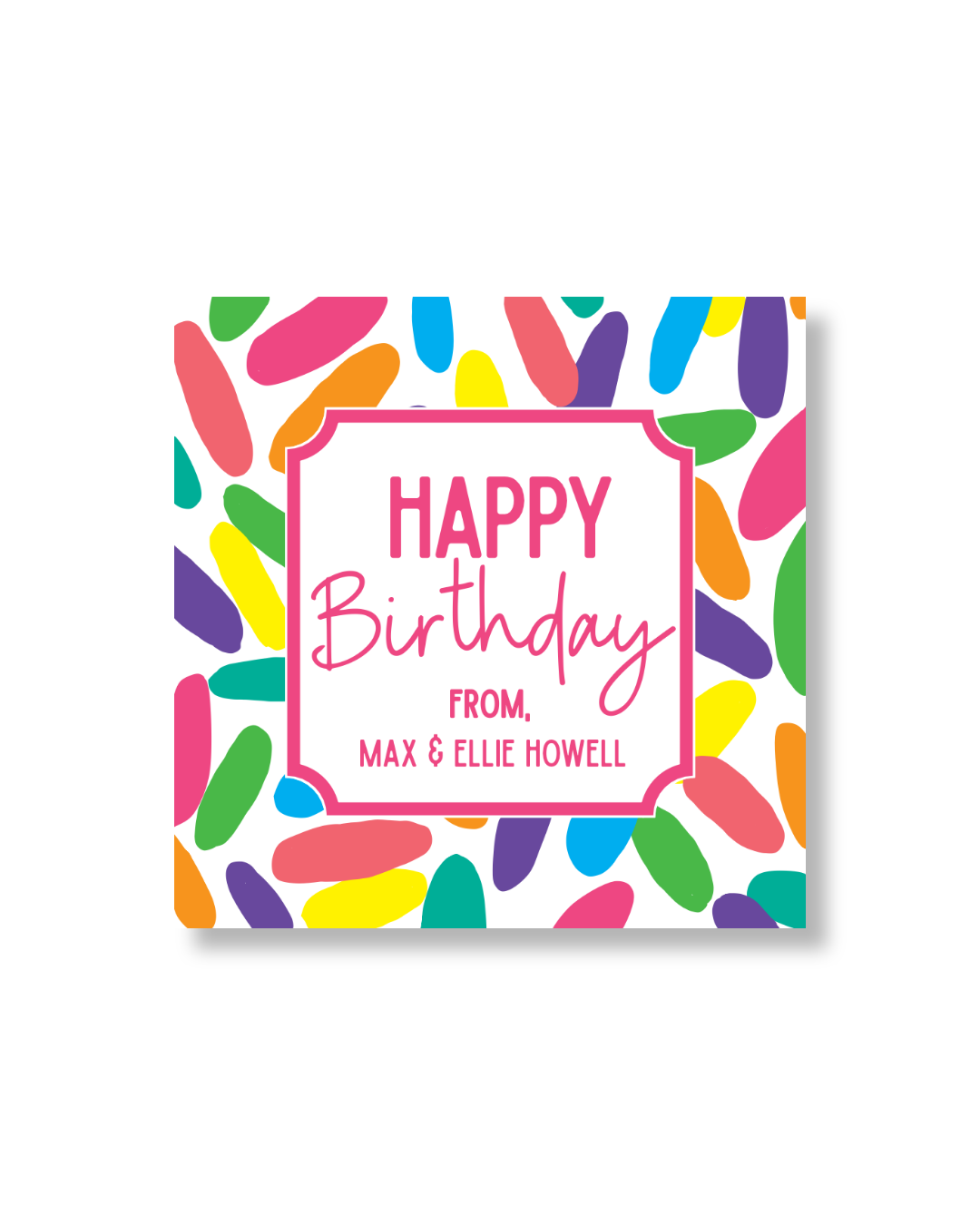 Personalized ‘Happy Birthday’ Gift Tags | Rainbow Revel