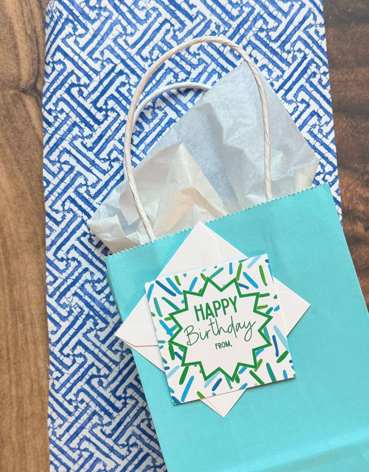 ‘Happy Birthday’ Gift Tags | Big Bash Blue