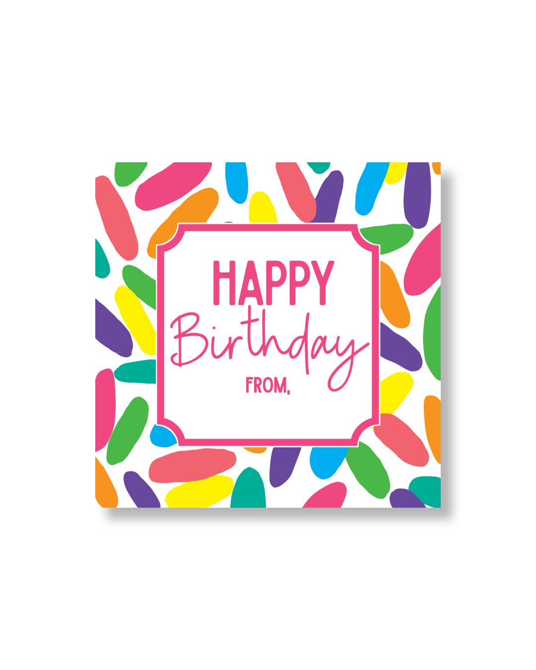 ‘Happy Birthday’ Gift Tags | Rainbow Revel