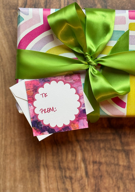 Square Gift Tags | Scalloped | Sister, Sister
