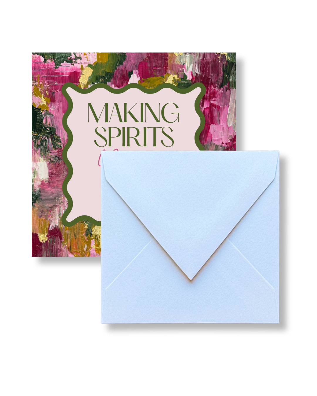 Christmas Square Gift Tags | ‘Making Spirits Bright’ | Very Berry Christmas