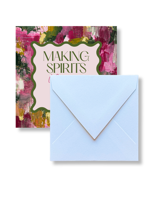 Christmas Square Gift Tags | ‘Making Spirits Bright’ | Very Berry Christmas