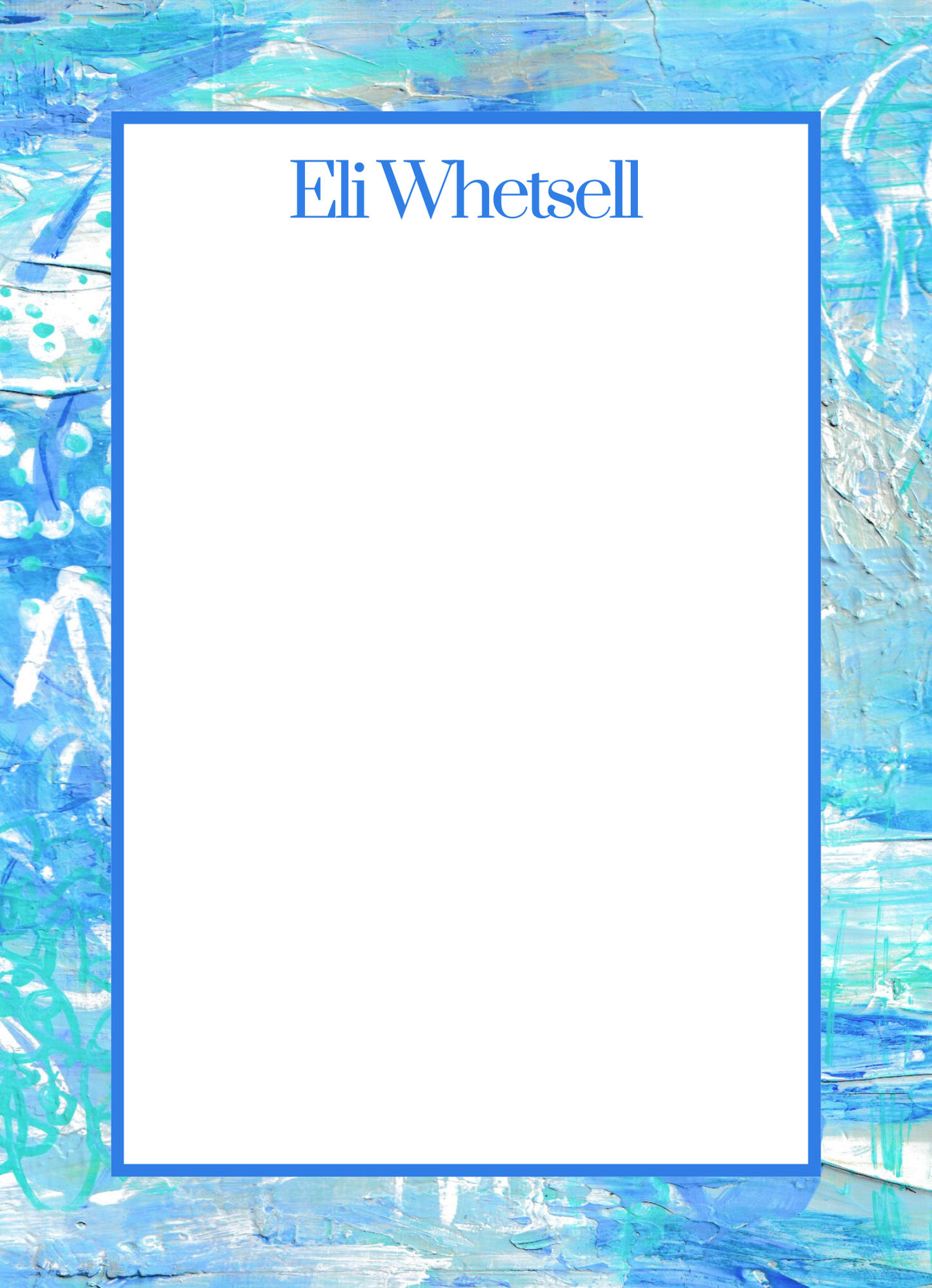 Personalized Notepads with Straight Border | Custom Notepads