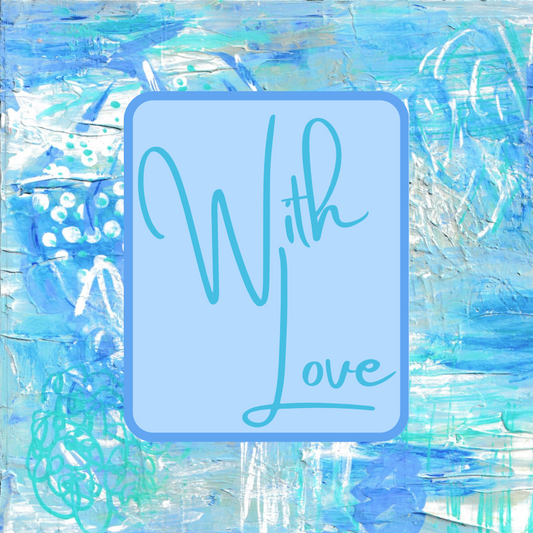 Multi-Occasion Enclosure Gift Tags | ‘With Love’ | Set of 12