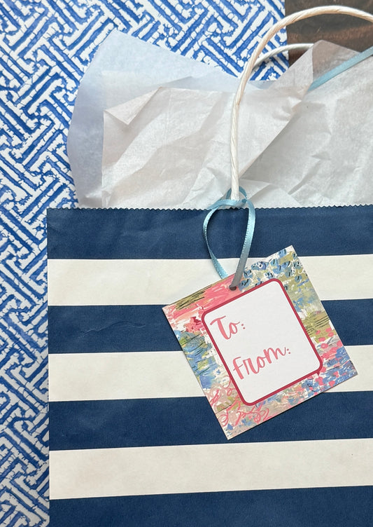 Multi-Occasion Square Gift Tags | 'To/From' | Set of 10