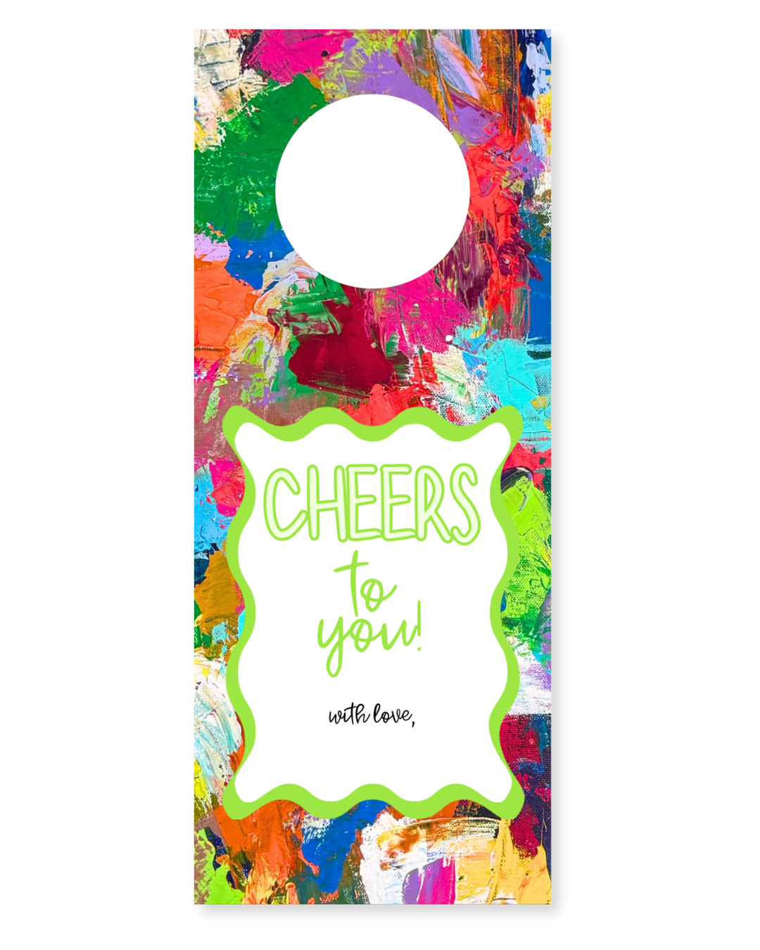 Everyday Wine Tag Set | ‘CHEERS to You!’ | Up & Down & All Around