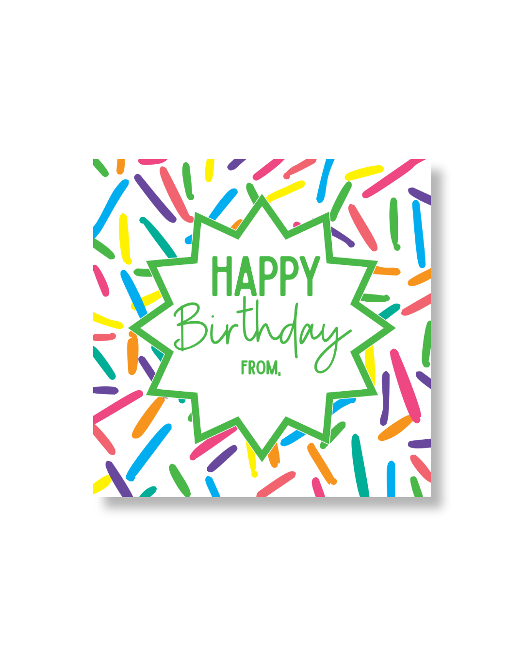 ‘Happy Birthday’ Gift Tags | Rainbow Revel
