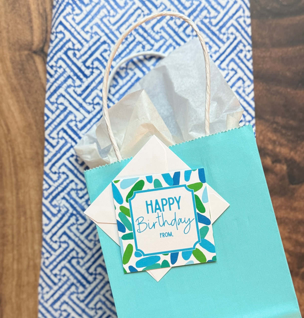 ‘Happy Birthday’ Gift Tags | Big Bash Blue