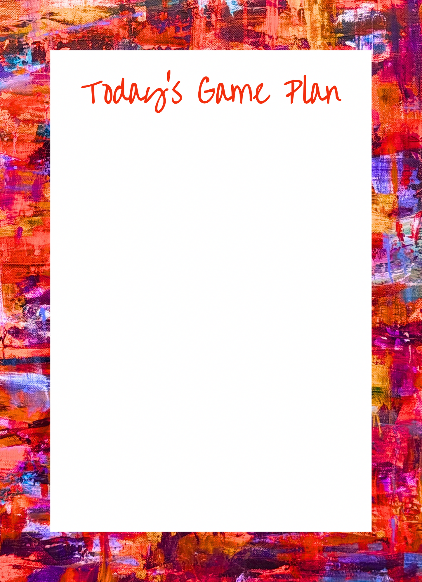 Notepads with Fun Sayings | Abstract Notepads