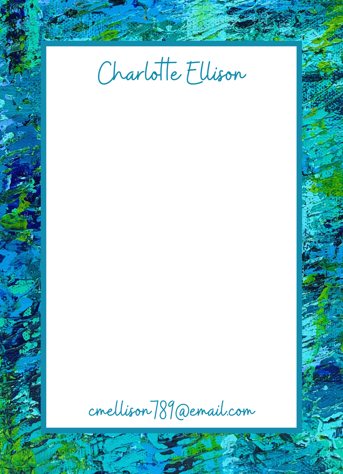 Personalized Notepads with Straight Border | Custom Notepads