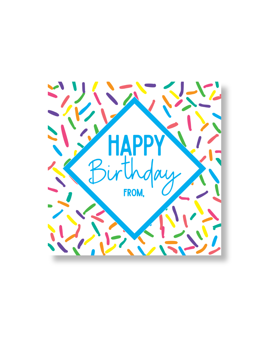 ‘Happy Birthday’ Gift Tags | Rainbow Revel