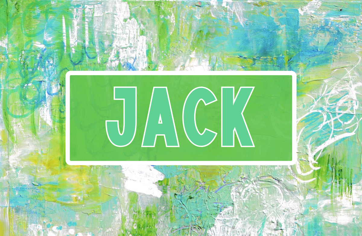 Personalized laminated kids placemat with Warmer Weather abstract art