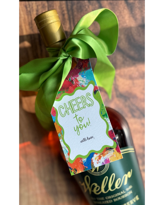 Everyday Wine Tag Set | ‘CHEERS to You!’ | Up & Down & All Around