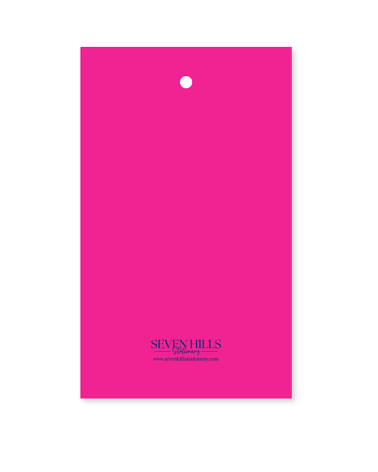 Rectangular Gift Tags | Wavy | Come On Get Happy