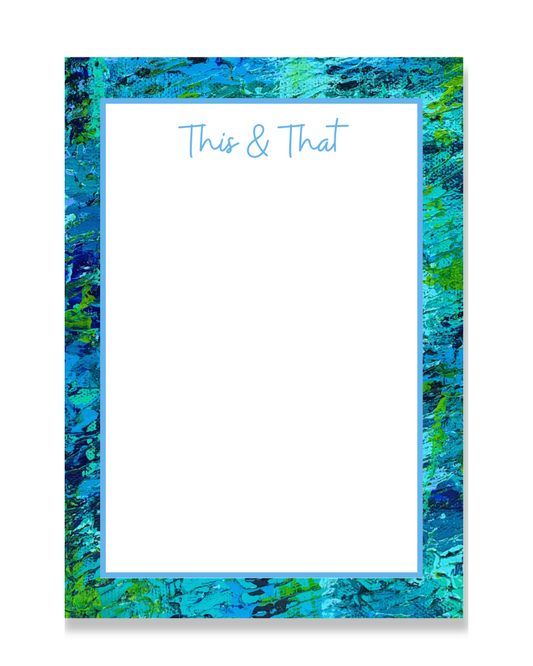 Fun Sayings Notepad | ‘This & That’ | Marine Dwelling
