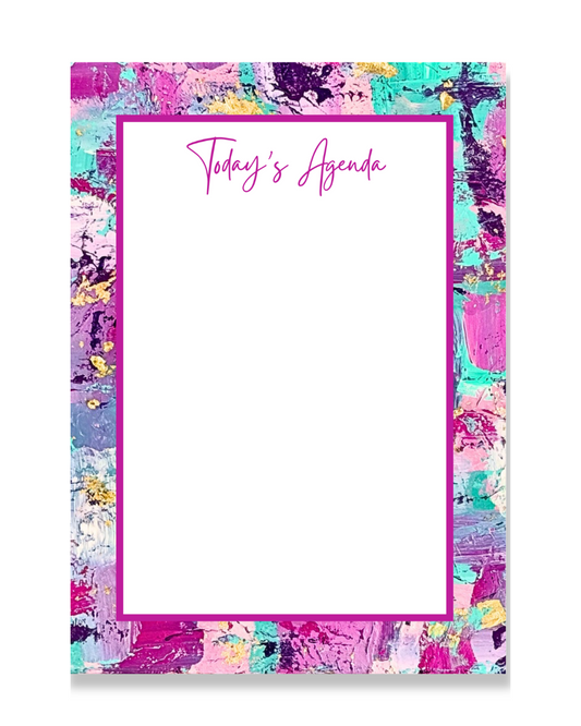 Fun Sayings Notepad | ‘Today's Agenda’ | Pop Rocks