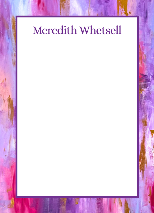 Personalized Notepads with Straight Border | Custom Notepads